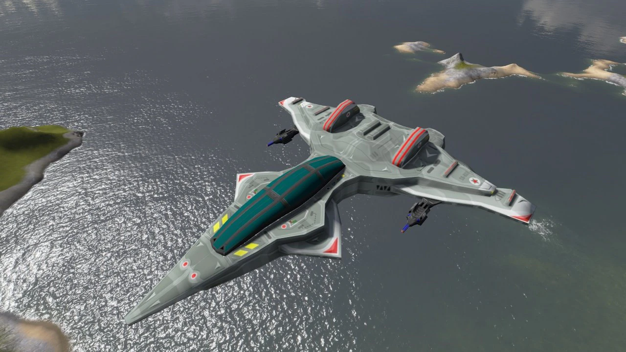 space ship 3D Model .c4d .max .obj .3ds .fbx .stl .blend 