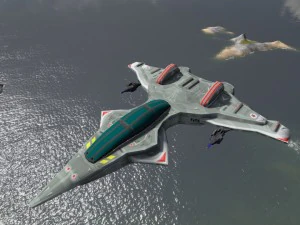 космічний корабель 3D Модель