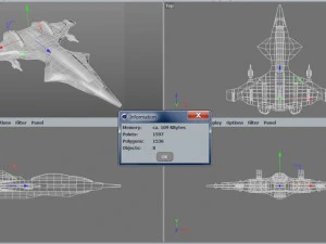 space ship 3D Model