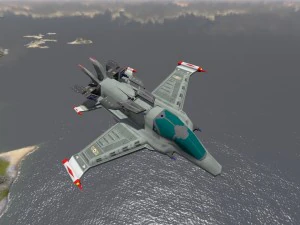 宇宙船 3Dモデル