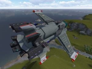 space ship Modello 3D