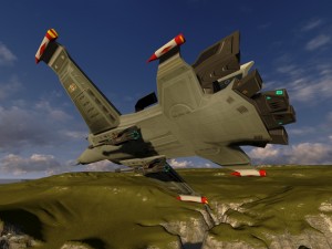 space ship Modello 3D