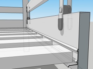 ikea childrens bed kritter 3Dモデル