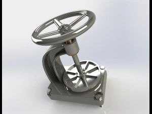 आईएंड-पॉवर प्रेस 3D मॉडल