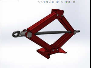 adjustable jack 3D 모델