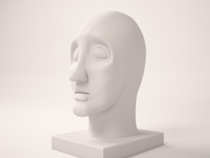 plaster head 3D Модель