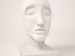 plaster head 3D Model
