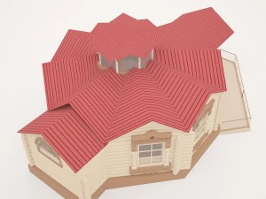 wooden house 3D Model