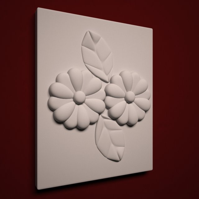 rosette 3D 模型 .c4d .max .obj .3ds .fbx .stl .blend 