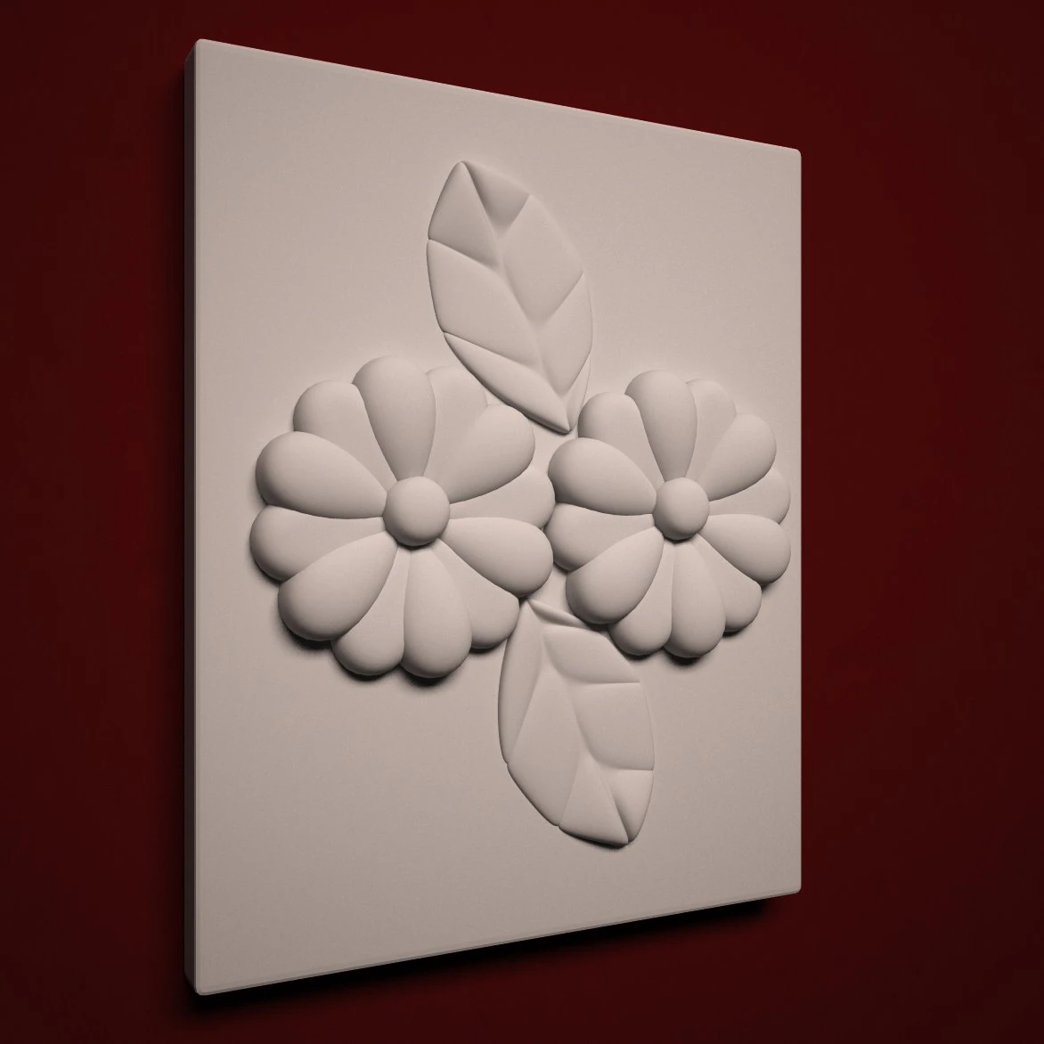 rosette 3D Model .c4d .max .obj .3ds .fbx .stl .blend 