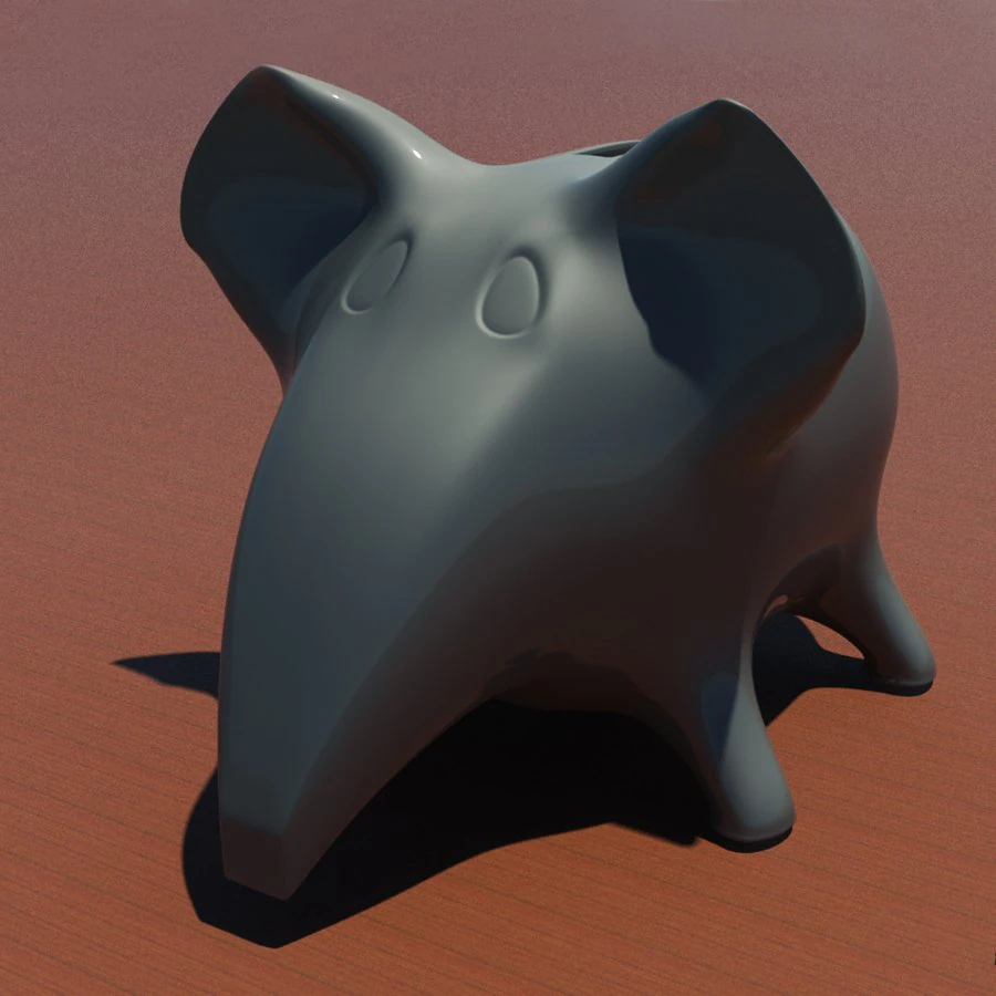 코끼리 3D 모델 .c4d .max .obj .3ds .fbx .stl .blend 