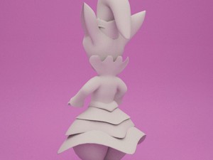 queencat 3D मॉडल
