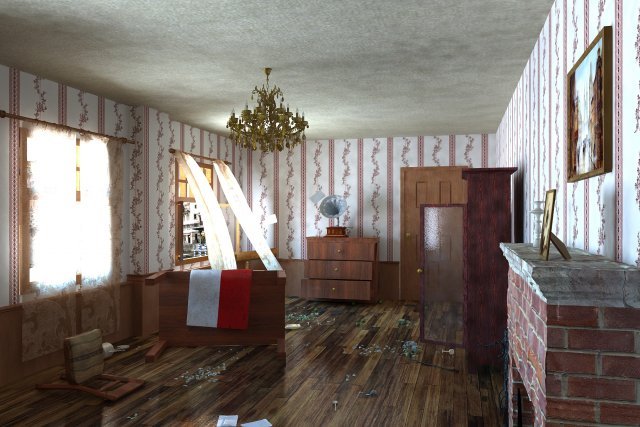 chaos in the polish room Modelo 3D .c4d .max .obj .3ds .fbx .stl .blend 