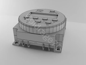 termometr elektroniczny Model 3D