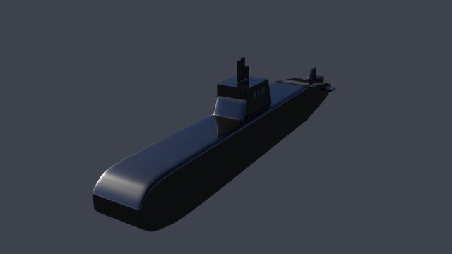 submarine m78 3D मॉडल .c4d .max .obj .3ds .fbx .stl .blend 