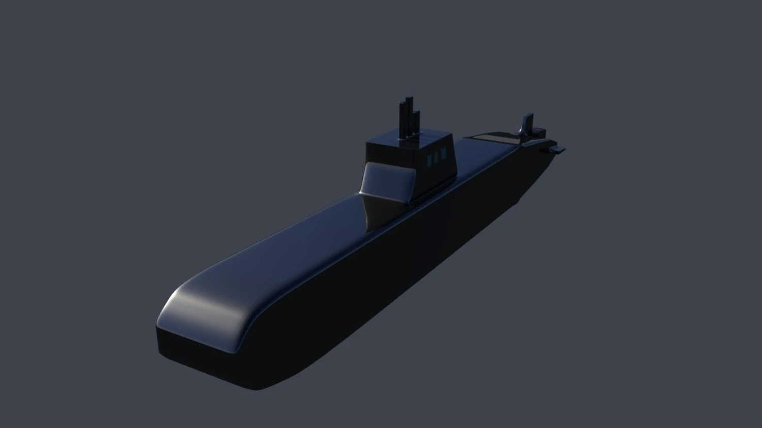 submarine m78 3D Model .c4d .max .obj .3ds .fbx .stl .blend 