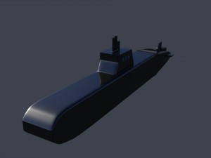 submarine m78 3D Model