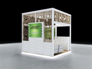 exhibition booth design 3mx3mx3m Model 3D