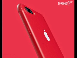 iphone 7 plus rood - speciale editie 3D Model