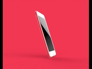 iphone 7 plus red - special-edition 3D Model