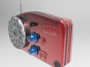 3d radio 3D-Modell