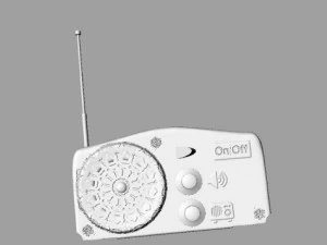 3d radio 3D Model
