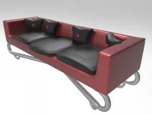 industrial sofa 3D Model