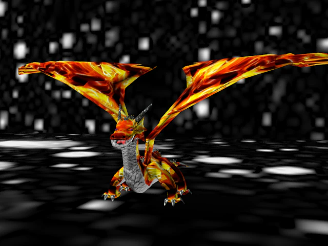 fire dragon 3D Model .c4d .max .obj .3ds .fbx .stl .blend 
