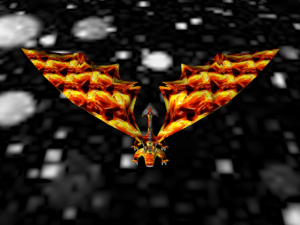 fire dragon Model 3D