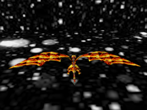 fire dragon Model 3D