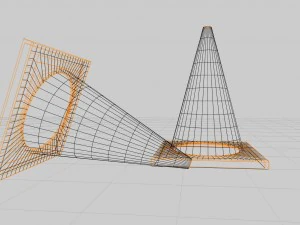 c&ocirc;ne de signalisation Modèle 3D