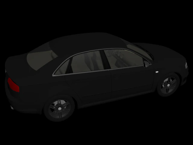 audi rs4 3D Model .c4d .max .obj .3ds .fbx .stl .blend 