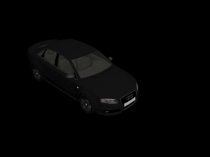 audi rs4 3D Model