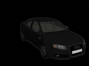audi rs4 3D Model