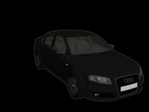 audi rs4 3D Model