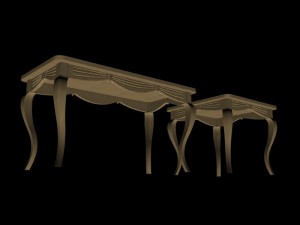 table for kitchen 3D 模型