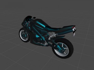realistic motorcycle Modelo 3D