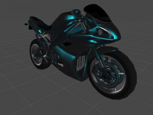 realistic motorcycle 3D Model