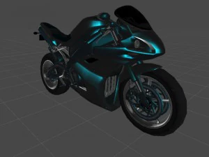 realistic motorcycle 3D Model