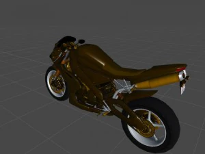 realistic motorcycle 3D Model