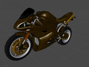 realistic motorcycle 3D Model