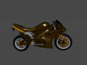 realistic motorcycle 3D Model