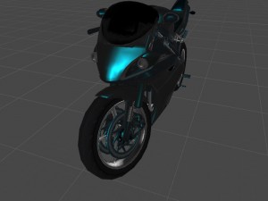 realistic motorcycle 3D Model