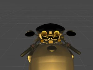 realistic motorcycle 3D Model