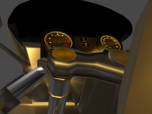 realistic motorcycle 3D Model