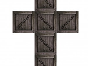 crate explosives game prop 3D Model