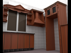 modern kitchen 3D Model