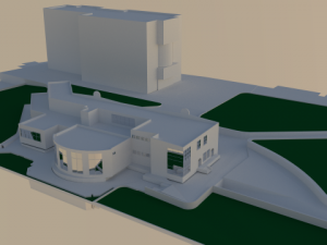 cultural center 3D Model