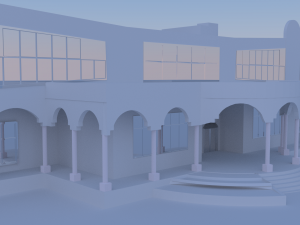cultural center 3D Model