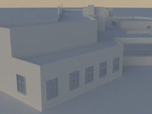 cultural center 3D Model